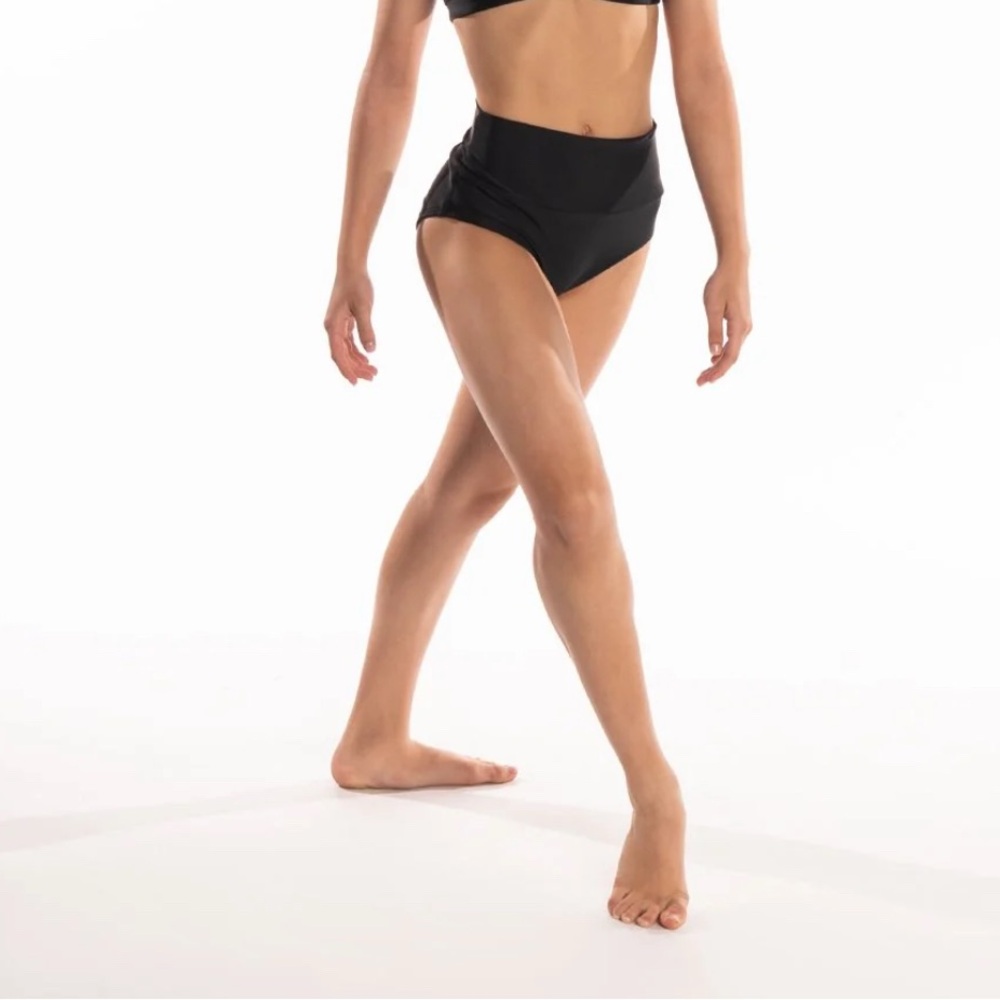 Elegant Black High-Waisted Brief